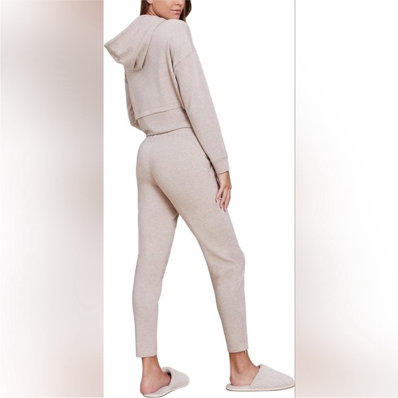 NEW Barefoot Dreams Fleece Luxe Lounge Athletic Joggers Sweatpants small - Picture 2 of 8